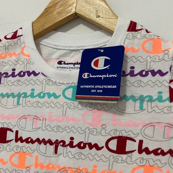 NEW Champion Baby Graphic Short Sleeve Tee Size 6 - Picture 2 of 5